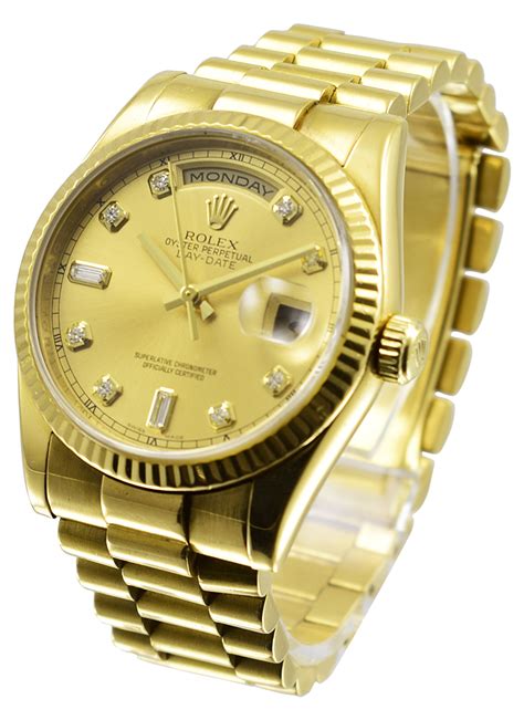 rolex president bracelet price|pre owned rolex presidential.